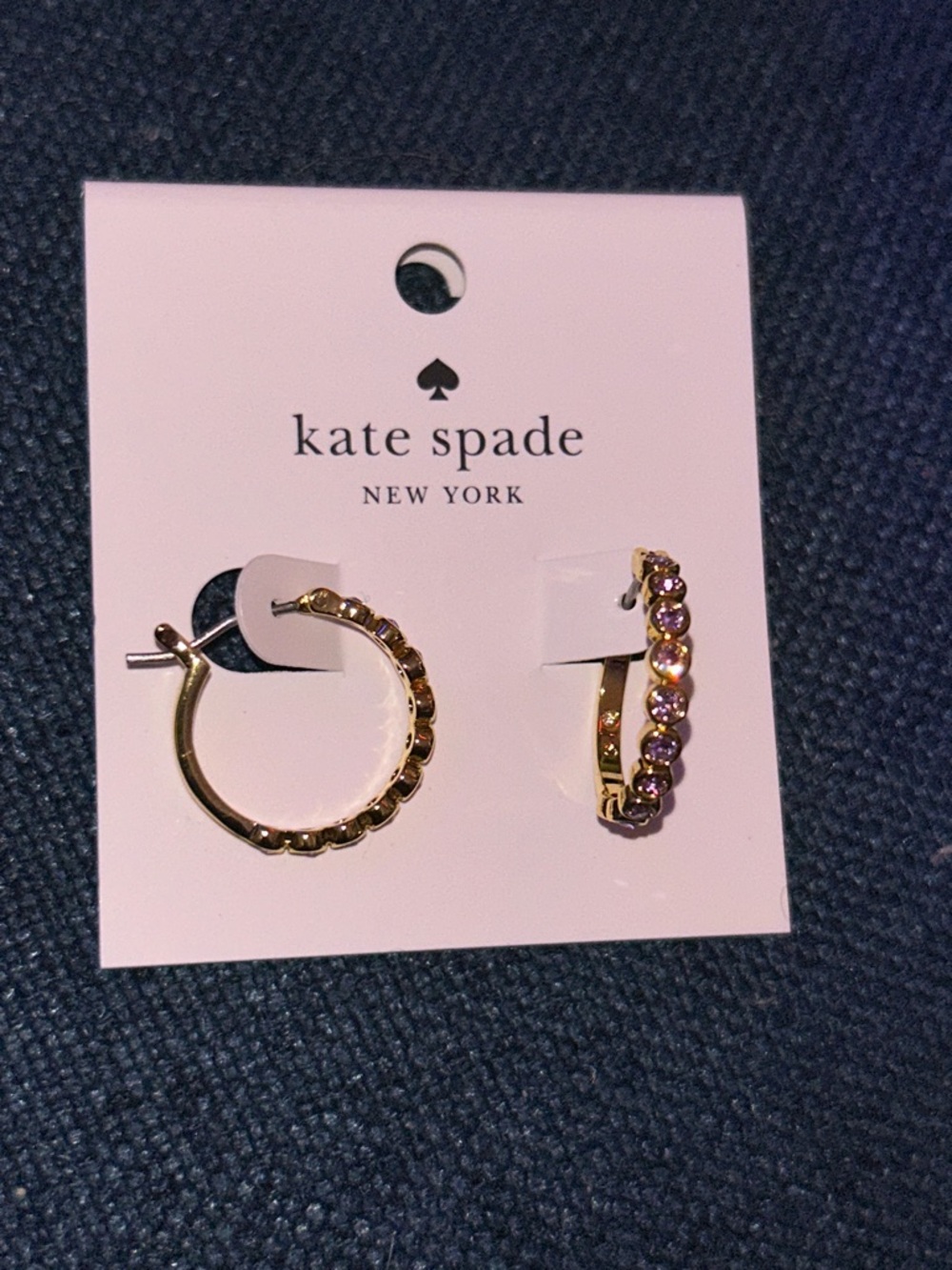 Kate Spade Pink Hoop Earrings